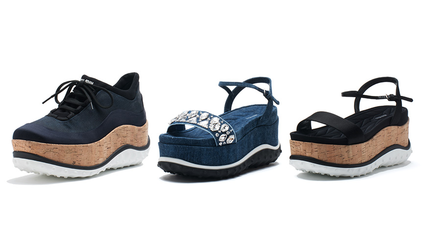 ミュウミュウの新作シューズが伊勢丹新宿店に勢揃い|MIU MIU