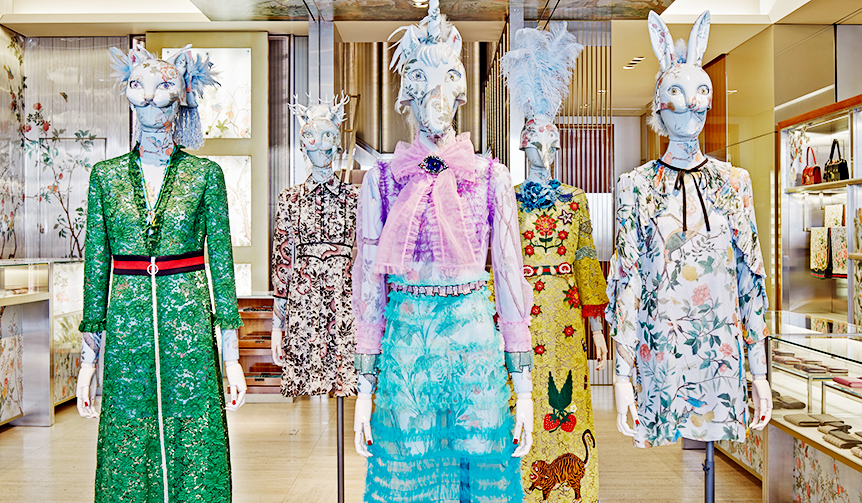 美術デザイナー 中村桃子氏による「グッチ ティアン」を展開｜GUCCI