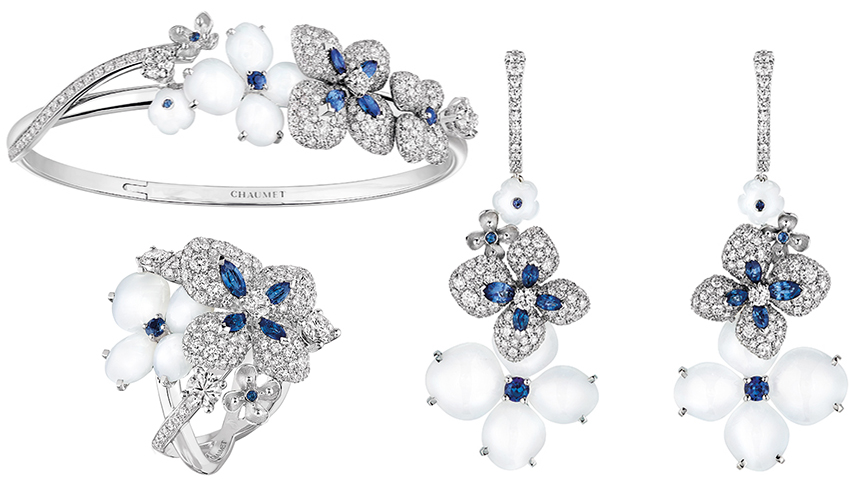 アジサイが咲き誇る、ショーメ「オルタンシア」 コレクション｜CHAUMET