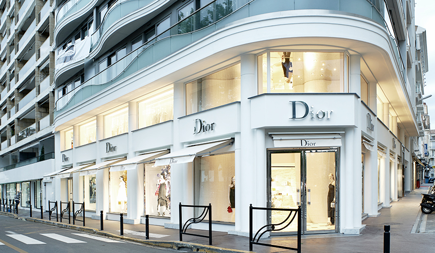 ディオール カンヌ映画祭の地で新しいブティックをオープン｜DIOR