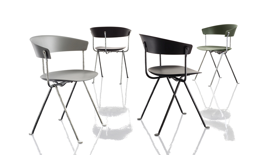 インダストリアルな質感とコンテンポラリーなシルエットが織りなす一脚｜MAGIS