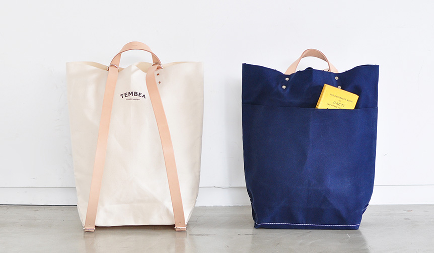 リュックと手持ちのトートで使える。人気のバッグが装い新たに2ウェイ仕様に|TEMBEA