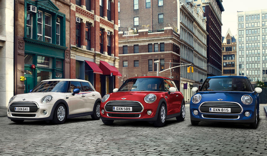 MINIにユニオンジャックをモチーフにした3色の限定車｜Mini