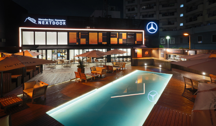 メルセデス・ベンツ コネクション ネクストドアに、ビアテラスがオープン｜Mercedes-Benz