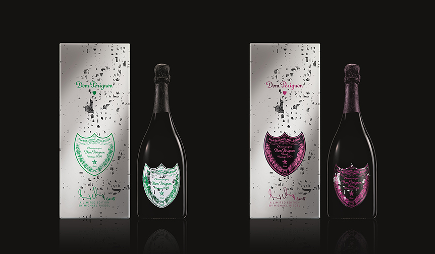 ミハエル・リーデルとコラボレーションした期間限定ギフトボックスを発売｜Dom Pérignon