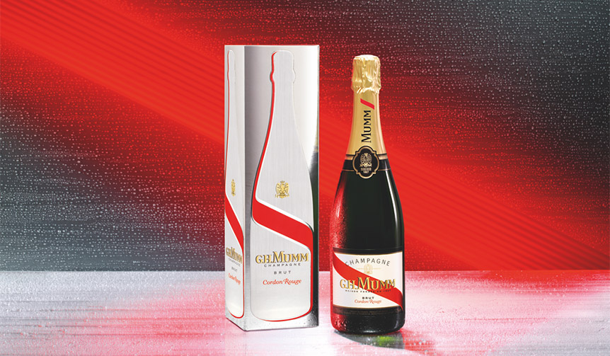 ポルシェ デザインとコラボレーションした「G.H.マム コルドン ルージュ」｜G.H.MUMM