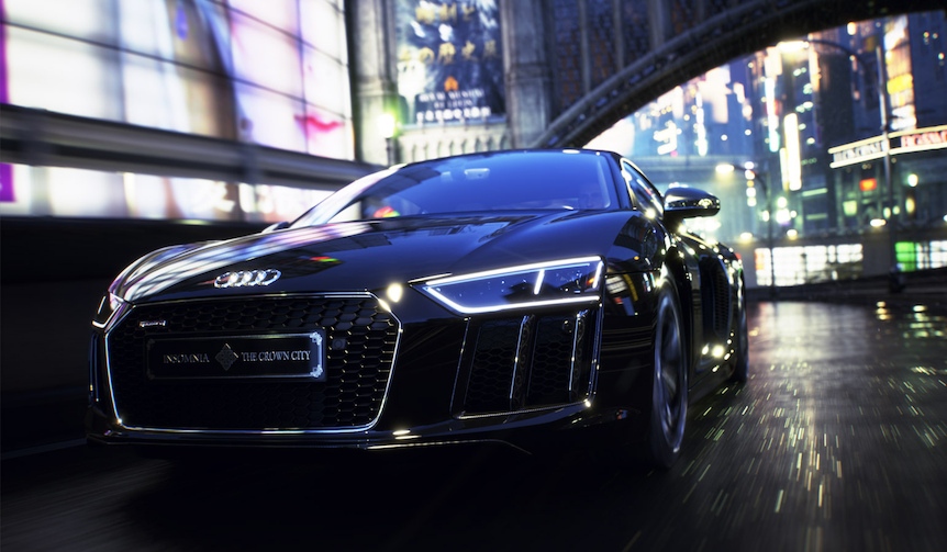 ファイナルファンタジーVXから飛び出した世界で1台のみのR8｜Audi