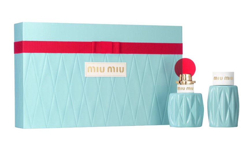 ミュウミュウからボディローションをセットにしたクリスマス セット登場|Miu Miu
