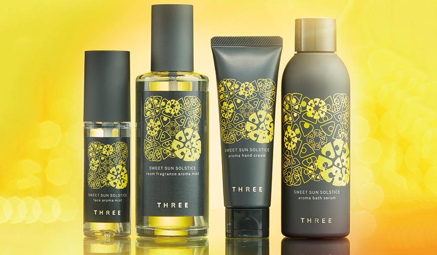 和精油「ユズ」のパワーが息づく、スリーの冬季限定アイテム発売|THREE