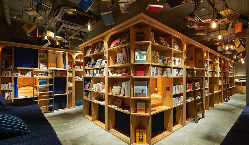 泊まれる本屋「BOOK AND BED TOKYO 京都店」がオープン｜LOUNGE