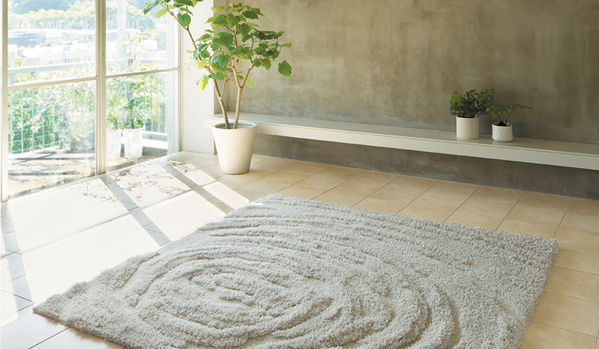 奥山清行氏と山形緞通、10年目の意欲作「HAMON」と「TANADA」|山形緞通