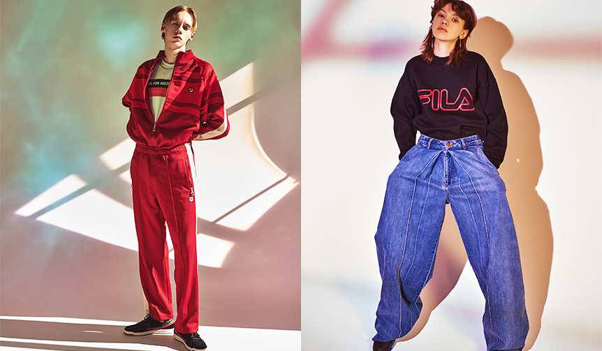 都会の生活にフィットするコラボアイテム発売｜FILA WHITE LINE × EN ROUTE