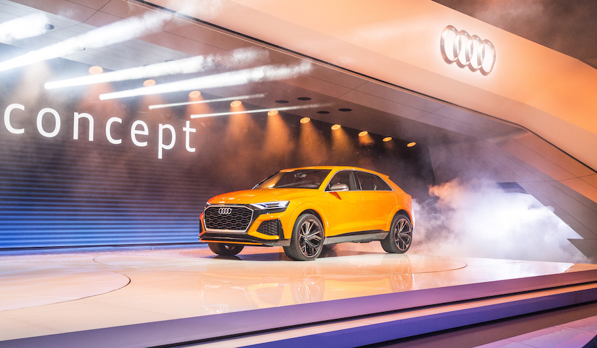 マイルドハイブリッドのQ8スポーツ コンセプトがジュネーブに登場|Audi
