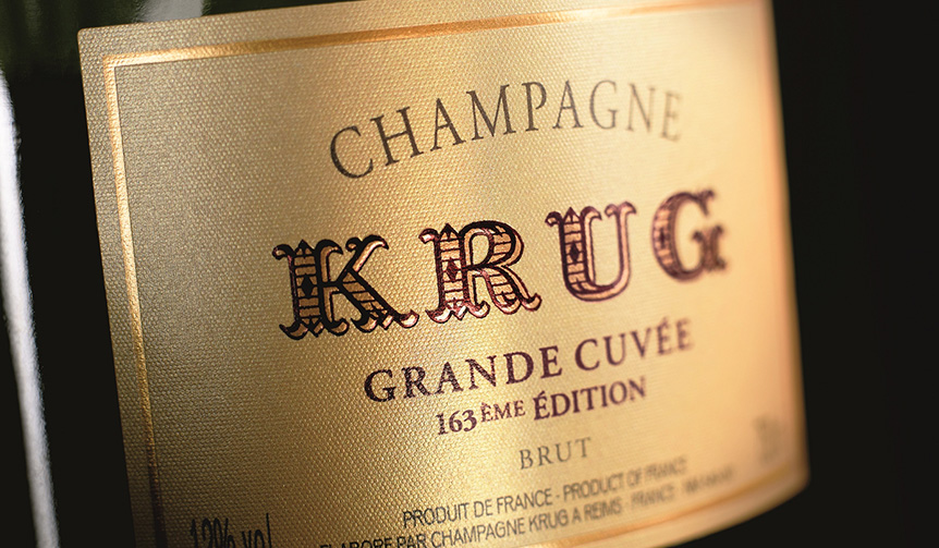 創業者の夢を表す「ÉDITION」がフロントラベルに掲載｜KRUG