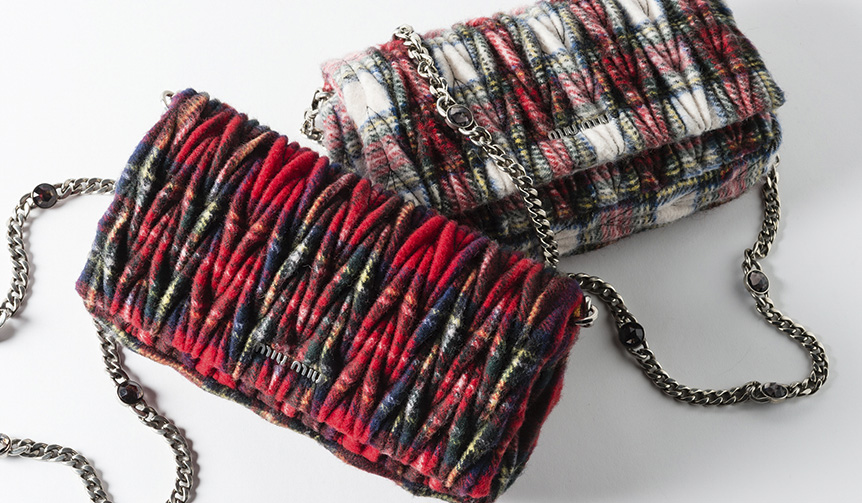 「タータンコレクション」をいち早くゲットできるミュウミュウのポップアップストア｜MIU MIU