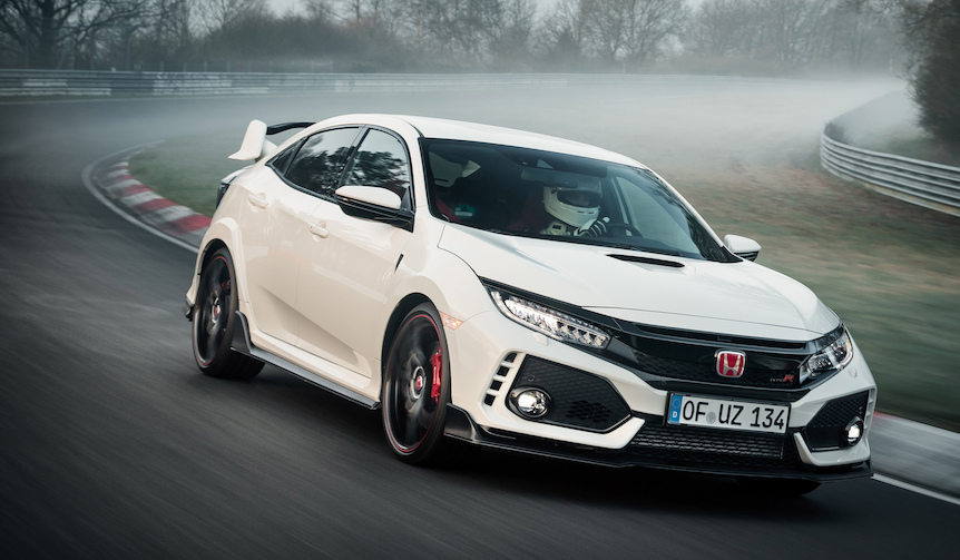 シビック タイプRがニュルブルクリンクでFF最速を記録｜Honda