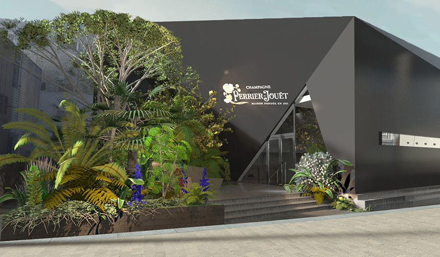 ペリエ ジュエの世界観を体感できるポップアップ・バー｜Perrier-Jouët
