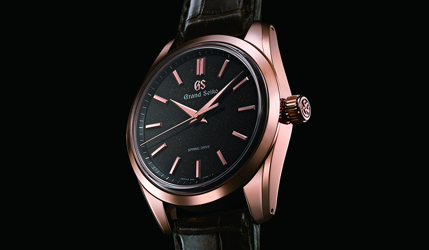 18Kピンクゴールドケースを採用した「スプリングドライブ8Days」|GRAND SEIKO