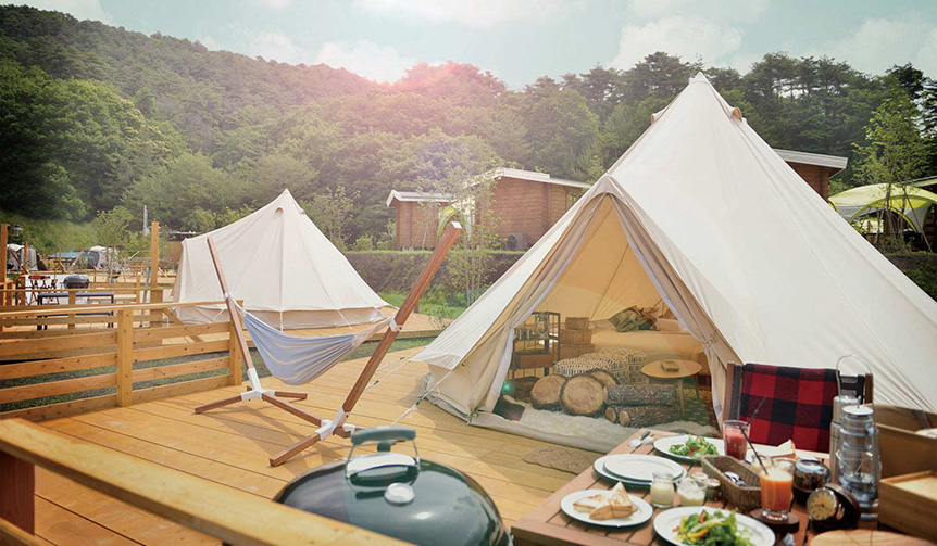1泊2日のグランピング宿泊体験が当たる「MOËT SUMMER HOUSE CAMPAIGN」｜MOËT & CHANDON