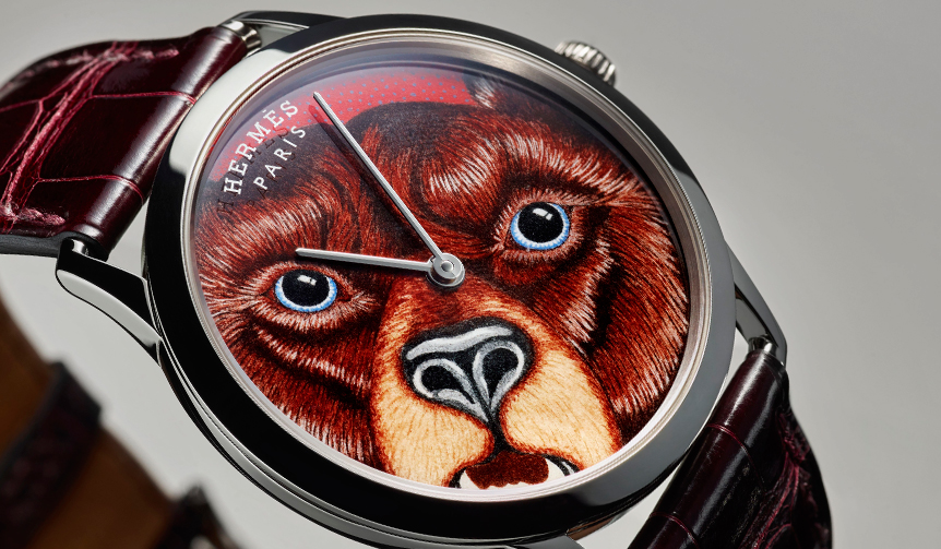 「スリム ドゥ エルメスGRRRRR！」エルメスの熊が文字盤に収まるっ！｜HERMÈS
