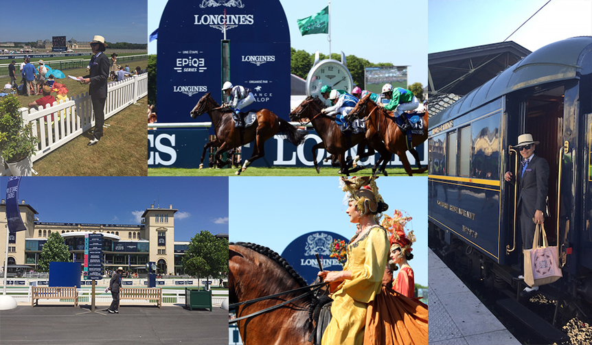 編集大魔王・祐真朋樹、フランス・シャンティイ競馬場へ行く