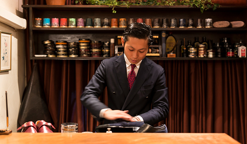 プロによるシューシャインサービス&ワークショップ開催｜Paul Smith