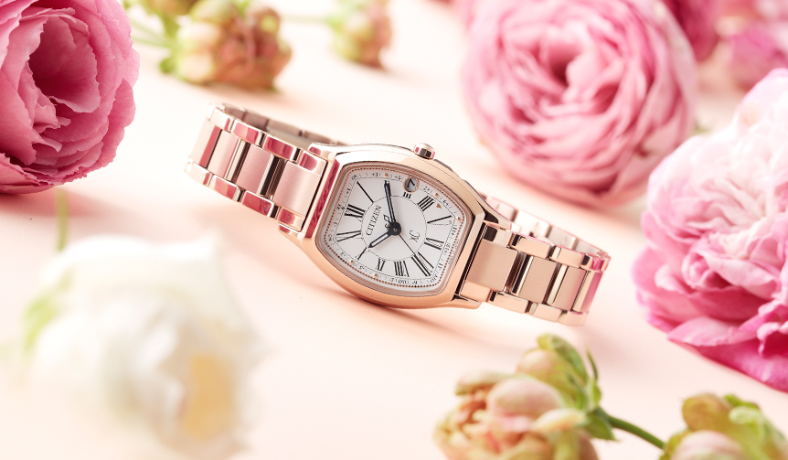 CITIZEN｜「シチズン クロスシー」のサクラピンク®に、トノー型ケースが新登場