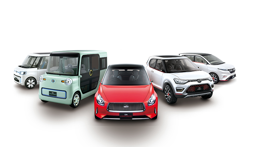 軽、コンパクトで5台のコンセプトカー展示｜Daihatsu
