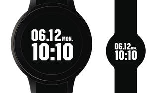 テクスチャー自在のディスプレイウォッチ「FES Watch U」がDJ DARUMAとコラボ｜Sony