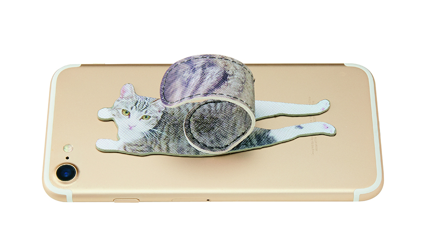 しっぽがくるりん! フェリシモ猫部より、猫のスマホアクセサリーが登場|Felissimo