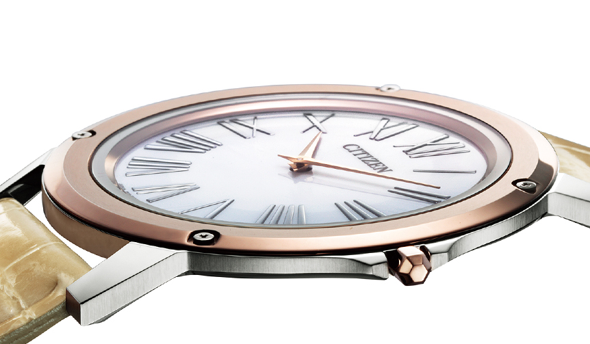 世界最薄の光発電時計に、ユニセックスなモデルが登場｜CITIZEN