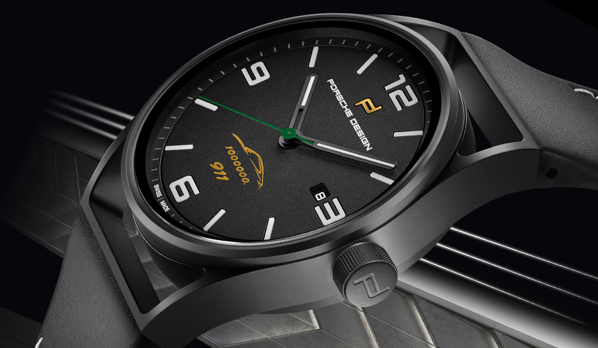 名車「ポルシェ911」の100万台生産突破を記念した限定ウォッチ|PORSCHE DESIGN