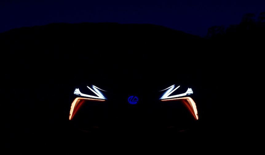 クロスオーバーコンセプトのフロントシルエットを公開|Lexus