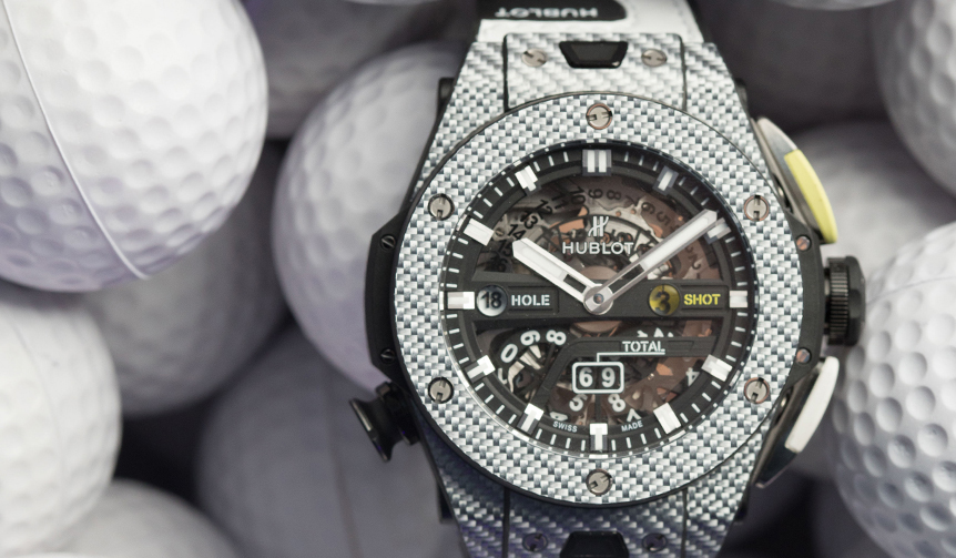 3つのプッシュピースで、ゴルフスコアをスマートにカウントするビッグ・バン｜HUBLOT