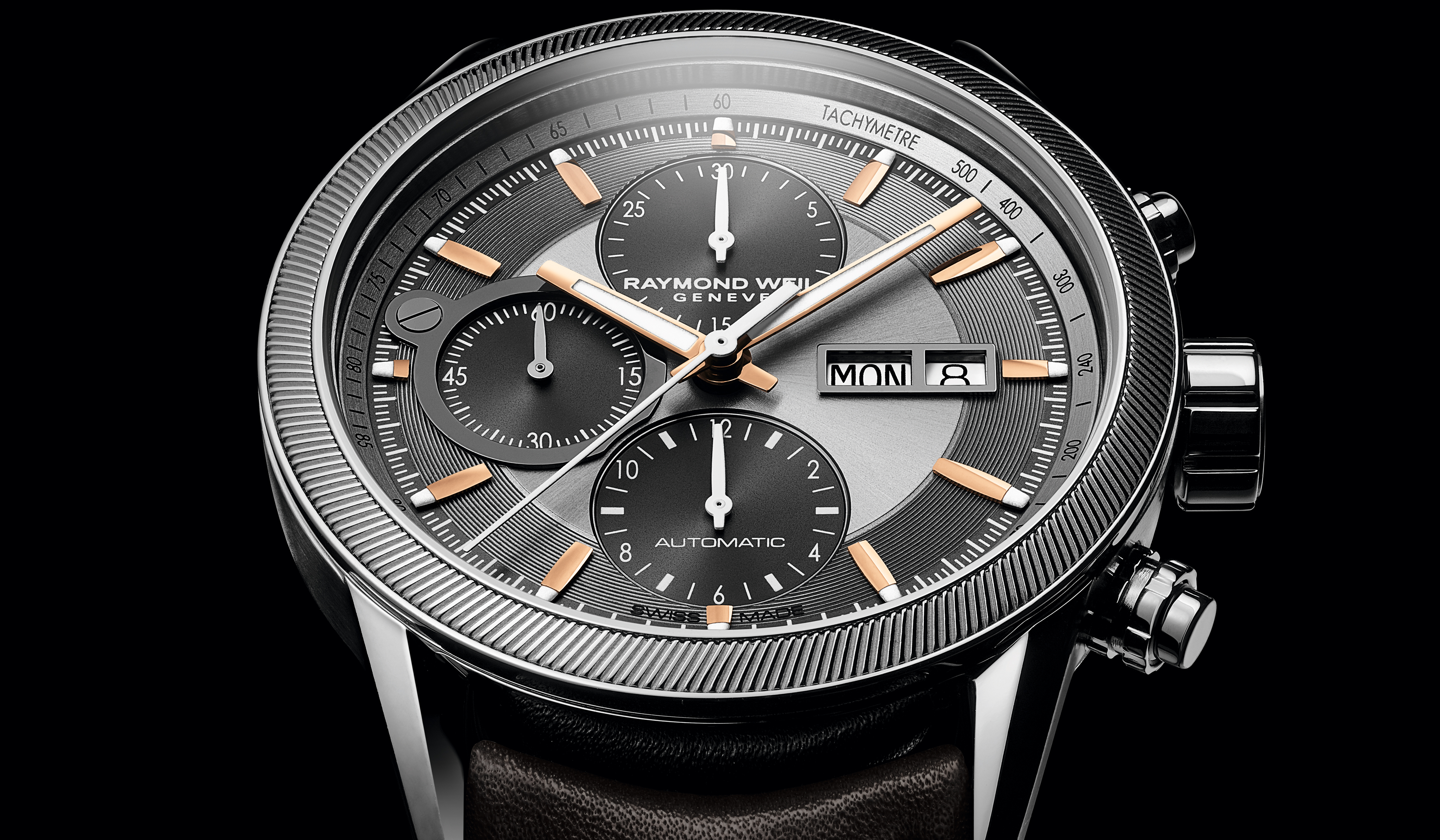 「フリーランサー」にグレー×ローズゴールドの新モデル|RAYMOND WEIL
