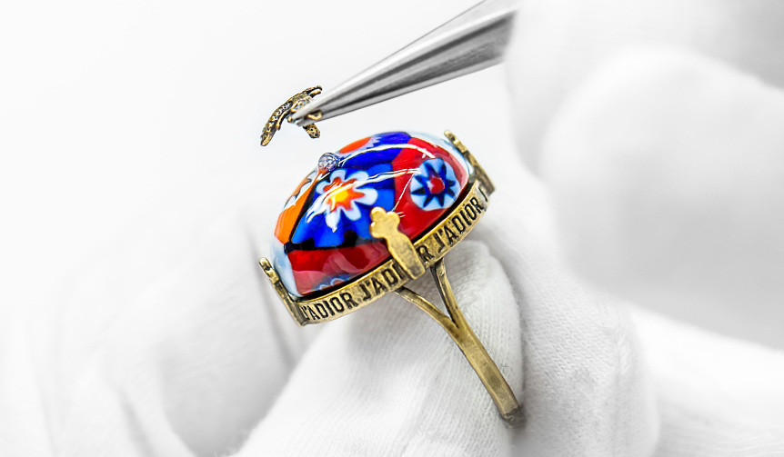 2018春夏コレクションより、コスチューム ジュエリー「D-MURRINE」が到着|Dior