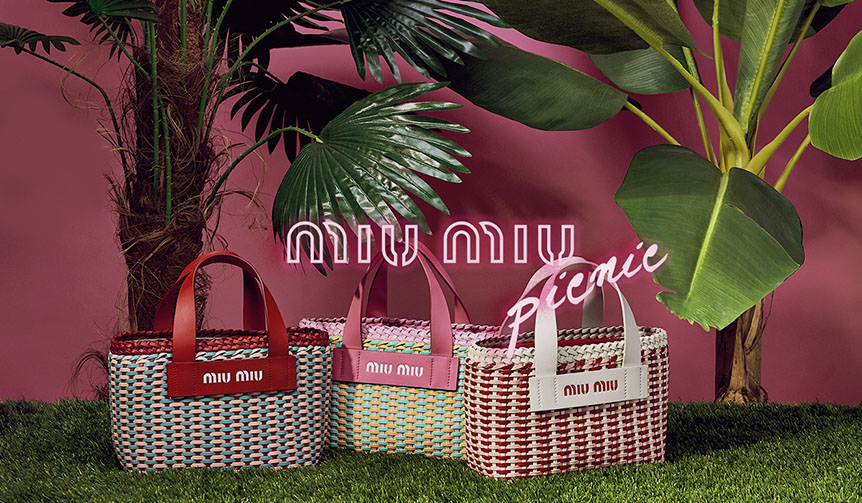 「ミュウミュウ ピクニック」ポップアップストアが全国3ヵ所で順次オープン｜MIU MIU