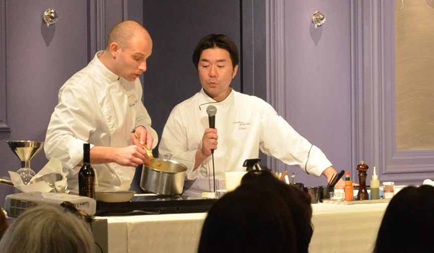 総料理長によるフレンチ料理の実演と食事会を開催｜Joël Robuchon