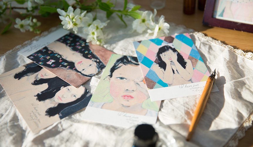 アーティスト・山口智子のペインティングがペーパーアイテムになって登場|BEAMS