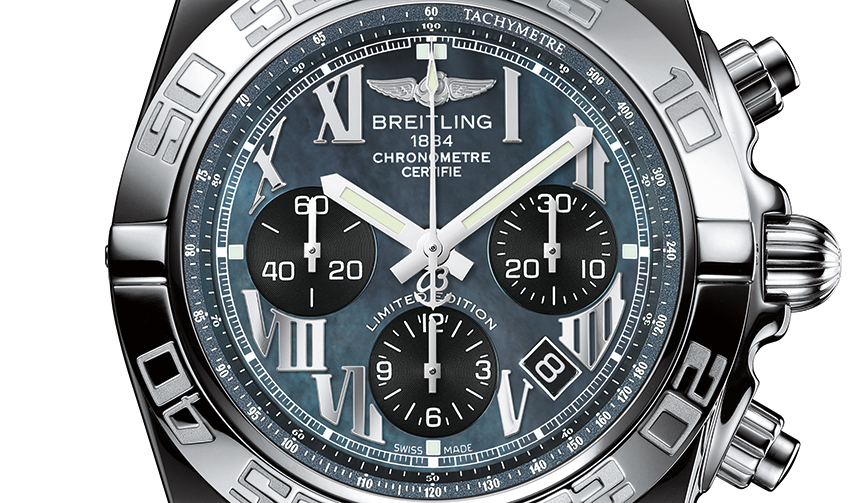 ローマ数字×真珠母貝ダイアルの日本限定モデルがローンチ開始｜BREITLING