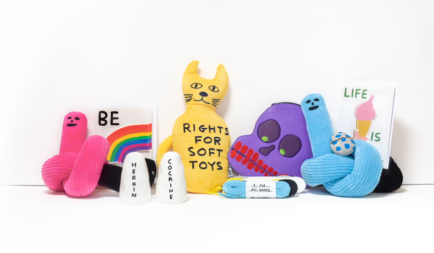 ブラックユーモア溢れる、デイヴィッド・シュリグリーのアートグッズ|DESIGN