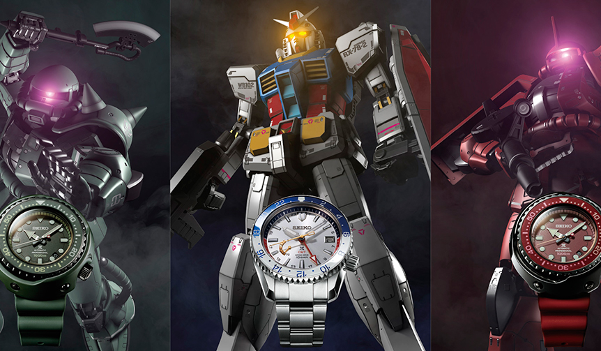 <セイコープロスペックス>よりガンダム40周年記念して数量限定3機種が登場|SEIKO