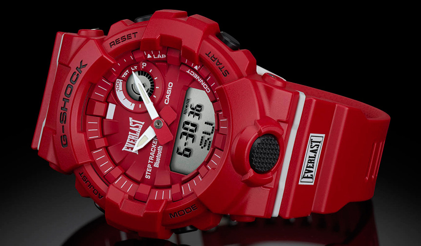 G-SHOCK×EVERLAST ボクシングギアのレッドを大胆に纏うコラボモデル|G-SHOCK