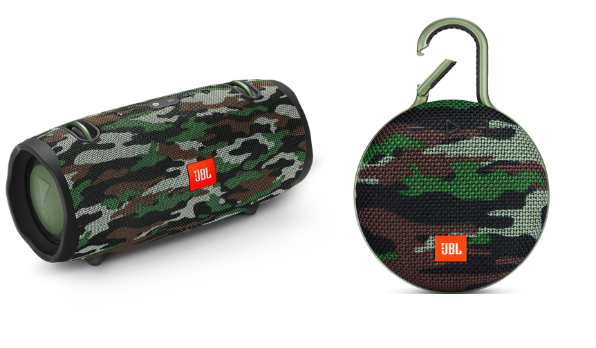 「JBL XTREAM2」と「JBL CLIP3」にアウトドアシーンに映える新色が登場|JBL