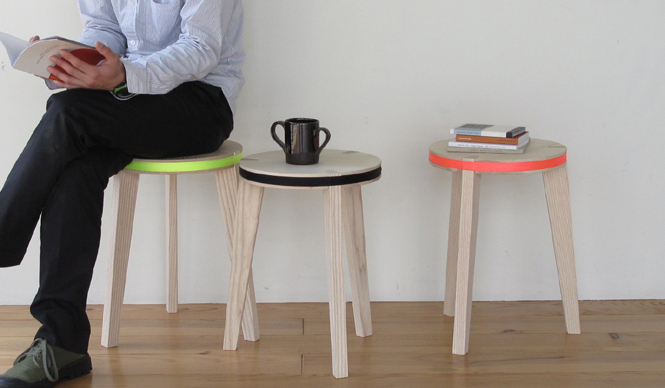  3工程で出来上がる「TIGHT STOOL（タイトスツール）」 ギャラリー