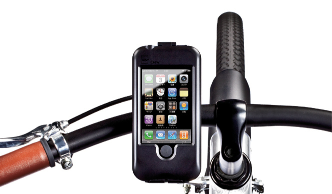  iPhone3G / 3GSを自転車に搭載するためのケース「iCrew」 ギャラリー