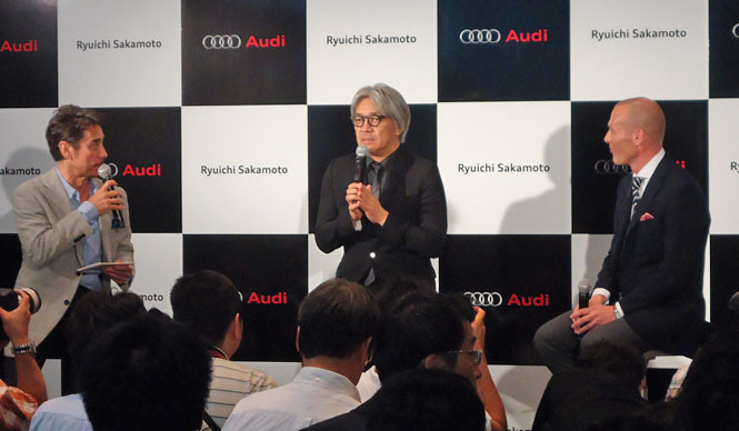 坂本龍一×アウディジャパン｜ジャパンツアー“カーボン オフセット プロジェクト”プレス発表会 ギャラリー