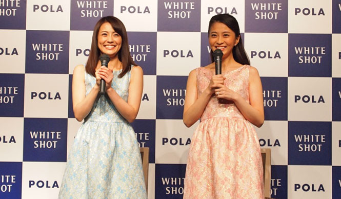  POLA｜小林麻耶さん、麻央さん姉妹が発表「いっしょに、美白体験」 ギャラリー