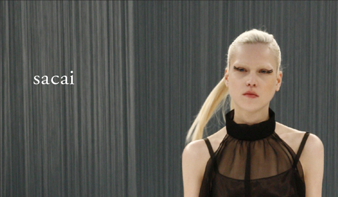  sacai｜2011-12秋冬コレクション