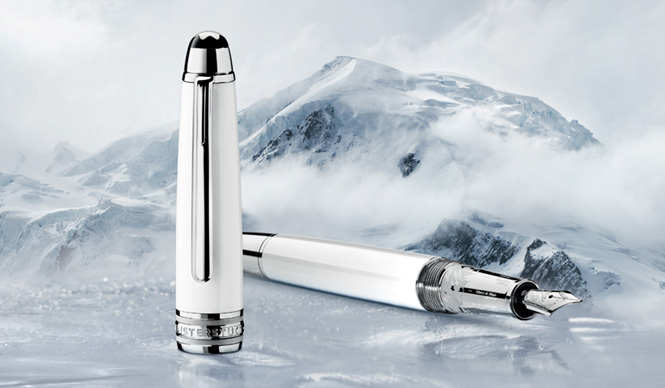  MONTBLANC ｜雪をいただいたモンブラン山へのオマージュ　白い「Tribute to the Mont Blanc」コレクションが登場 ギャラリー